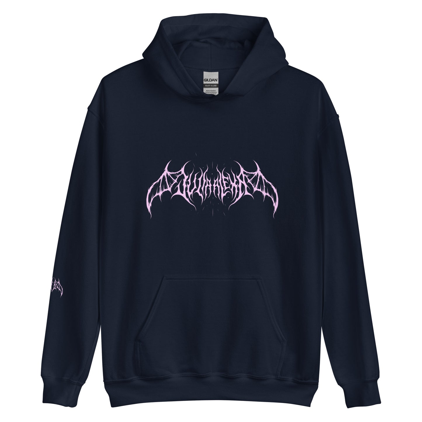 Julia Alexa logo hoodie (dark blue)